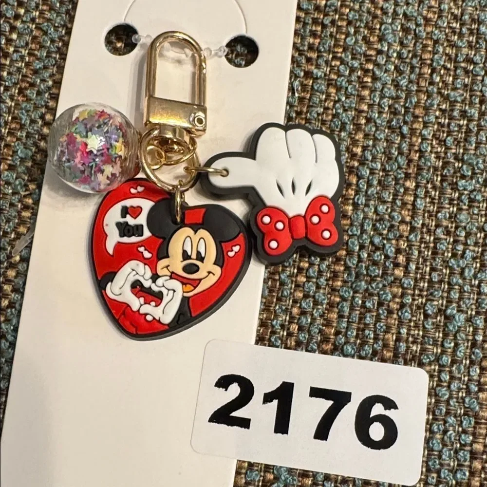 2176 Micky Mouse Zipper Pull & Bag‎ Charm
